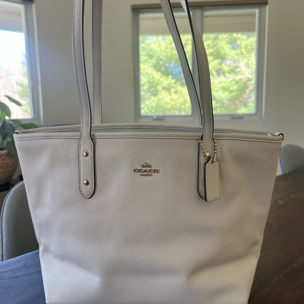 White Coach Tote Bag